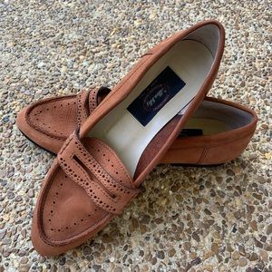 Vintage Allen Lolly Italian Leather loafer